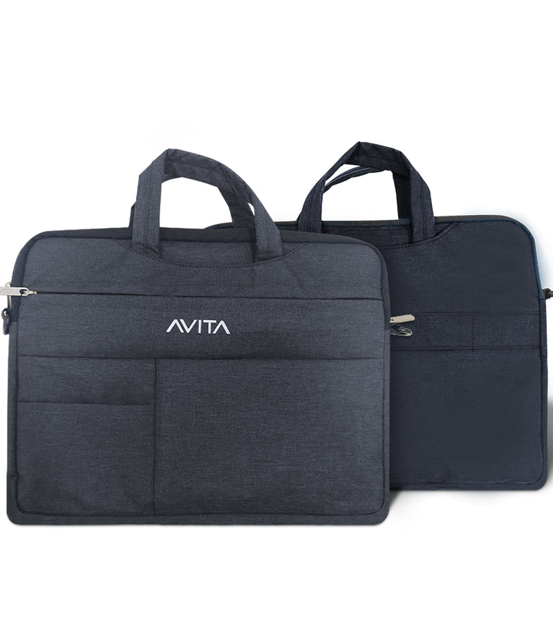 Avita Executive Sleeve with Padded Laptop  Bag  (Dark Grey)